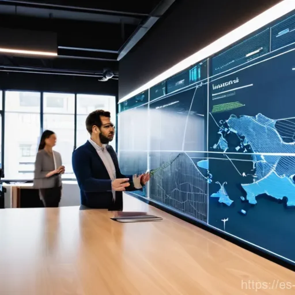 전문가가 추천하는 시각화 도구 - **Prompt 1: Collaborative Data Insight in Barcelona**
"A vibrant and modern office space in Barc...