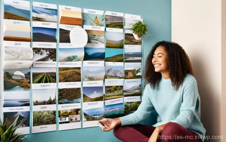 목표 달성 시각화 체크리스트 - **Prompt 1: The Architect of Dreams - Vision Board Creation**
"A young woman, approximately 28 y...